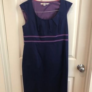 Blue/purple Boden sleeveless dress
